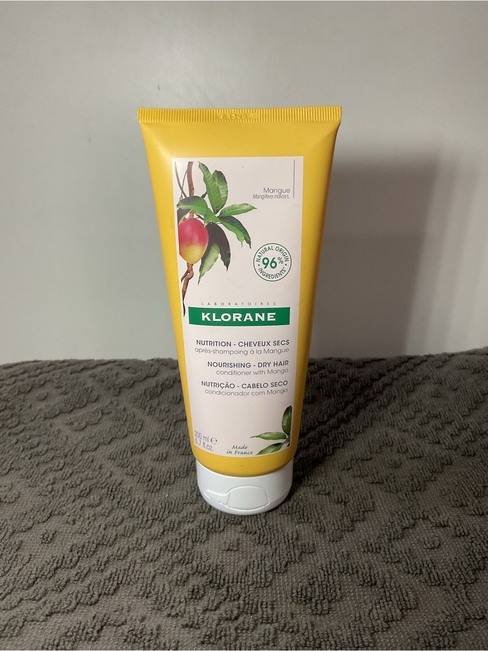 Klorane Mango Nourishing Conditioner for Dry Hair 6.7oz. Made in France